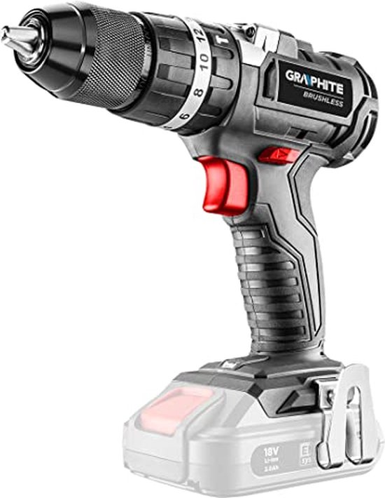 Accu klopboor/schroefmachine 18v, LI-ION Energy+ 58G020 GRAPHITE