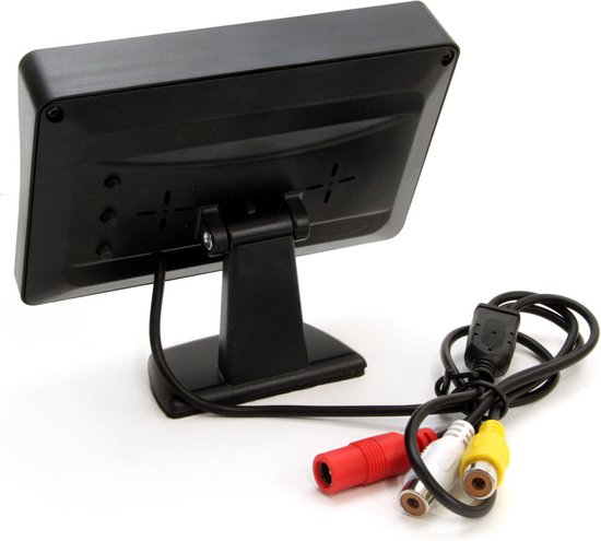 Parkeerhulpsysteem TFT01 4,3" met CAM-402 LED 4 sensoren zwart "GOLD".