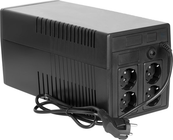 Rebel Micropower Serie - UPS Noodstroomvoorziening - 1000VA - 600W - Snelle Omschakeling