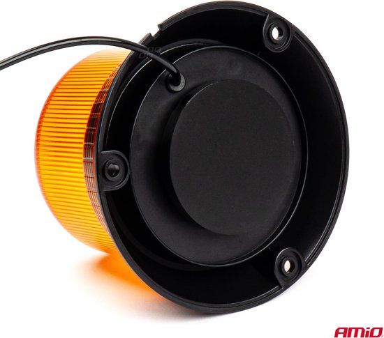 AMiO Oranje LED Zwaailicht Noodverlichting met Magneet 60LED 12/24V