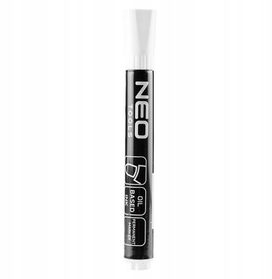 NEO TOOLS Bouwmarker Wit Permanent Oliebasis 4mm