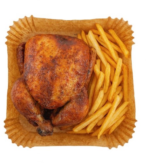 Adler AD 6731 - Airfryer Bakpapier - Rond - Antiaanbak - Ø 16 cm - 100 Stuks