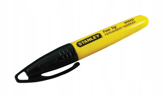 Stanley 1-47-324 Markeerstift Mini - Zwart
