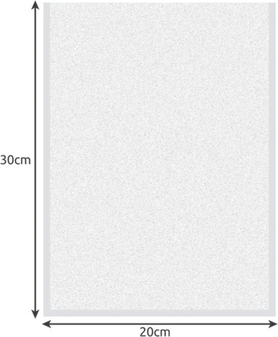 Vacuümzakken 20 × 30 cm – Set van 50 – Gekartelde Folie – Dubbelzijdig – Voedselveilig – Diep Reliëfpatroon