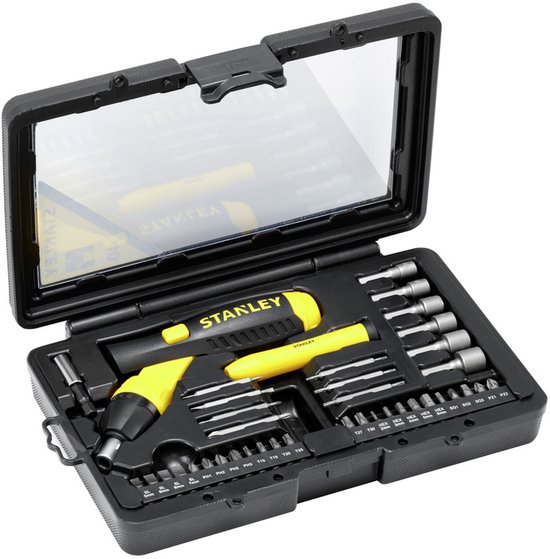 STANLEY 0-63-038 Schroevendraaier - pistoolgreep - 40-delig