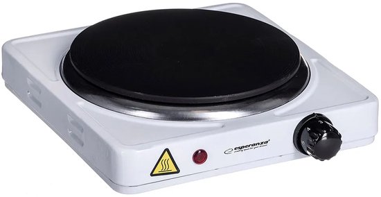 Esperanza EKH002W kookplaat Zwart, Wit Aanrecht Gesealde plaat 1 zone(s)