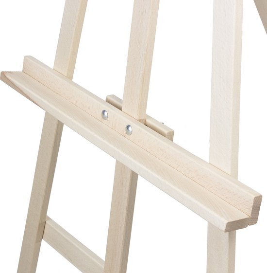 2x Schildersezel Set 178cm | Stabiel beukenhout voor kinderen of volwassenen - professionele kunstenaars