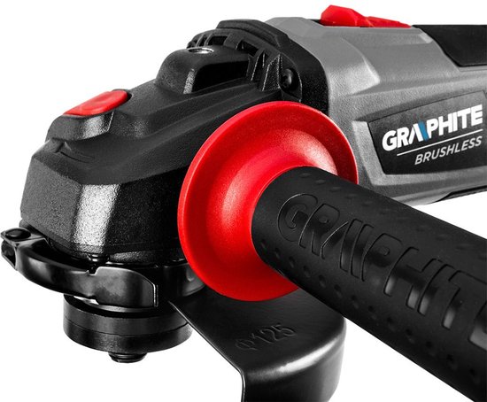 GRAPHITE 58G026 Haakseslijper 125mm 18V Li-ION, Koolborstelloos ENERGY +