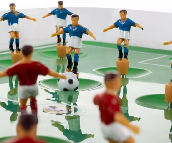 Ruhhy Groot XXL spring tafelvoetbalspel met 22 spelers voor dynamische en spannende wedstrijden