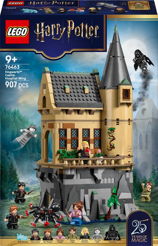 LEGO Harry Potter Kasteel Zweinstein: Ziekenzaal Bouwpakket voor Kinderen met 7 Minifiguren - 76463