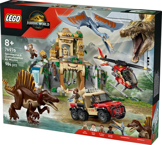 LEGO® - Jurassic World - Spinosaurus en Quetzalcoatlus Luchtmissie - 76976