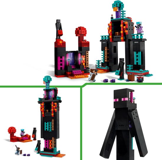 LEGO Minecraft 2in1 De Enderman Toren Speelgoed voor Kinderen - 21279