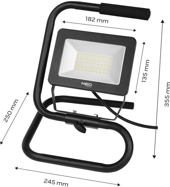 Neo tools Werklamp met Statief 50W LED