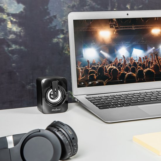 Rebel Comp CS-15 Serie - PC-Speakers - 6W - USB - Klassiek Design