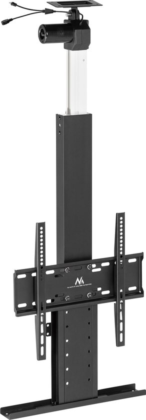 Maclean - TV-beugel - Elektrische plafondverlengbeugel voor TV, 32''-55'', VESA 400x400, max 50kg, MC-976