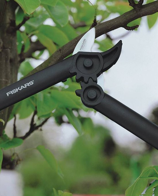 Fiskars Snoeischaar - PowerGear II L31 Takkenschaar - Tuinschaar met aambeeld - FiberComp™