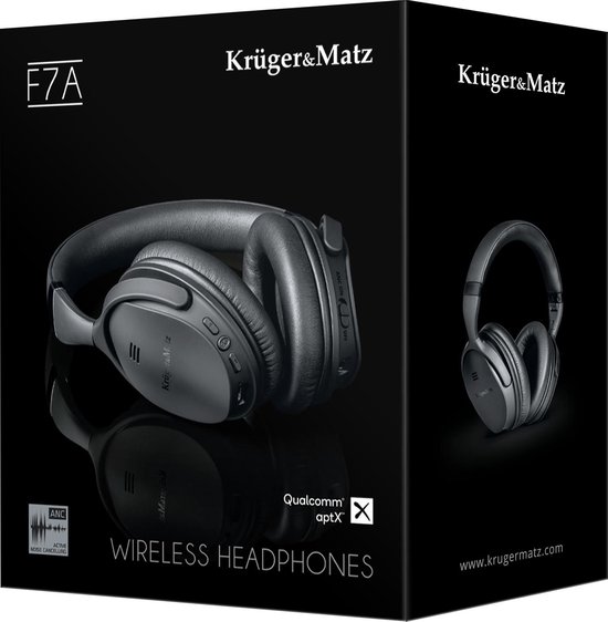 Krüger&Matz KM0655 - Draadloze bluetooth hoofdtelefoon met NFC