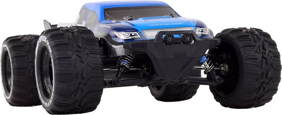 RC auto - 4wd terreinwagen - blauw - 2.4G - 30x23x9 cm