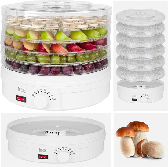 Teesa TSA3030 - Voedseldroger, 5 kg, wit