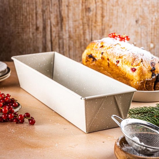Kinghoff 1973 - 35 cm Rechthoekige Vorm - Anti-Aanbak Laag - Geschikt voor Cake en Brood - Ovenbestendig tot 220°C - Cakevorm - Bakvorm