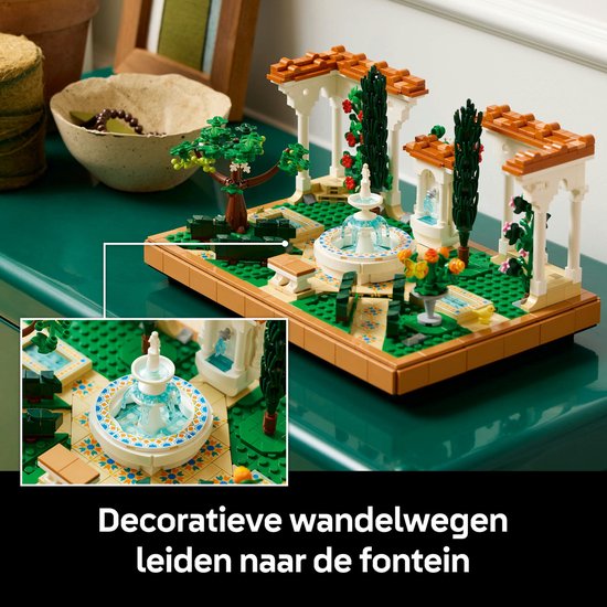 LEGO Icons Tuin met fontein - 10359