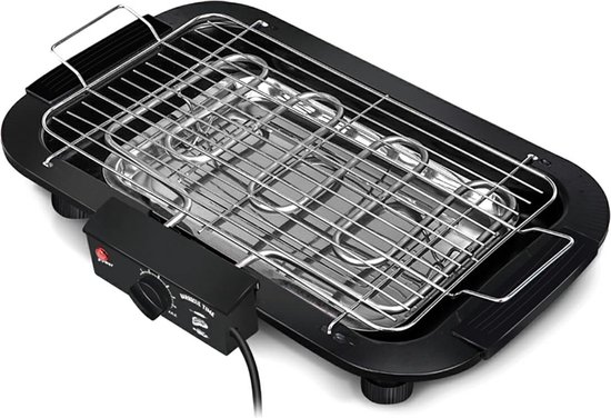 Elektrische Tafelgrill - BBQ - 2000W - Barbecue - Zwart