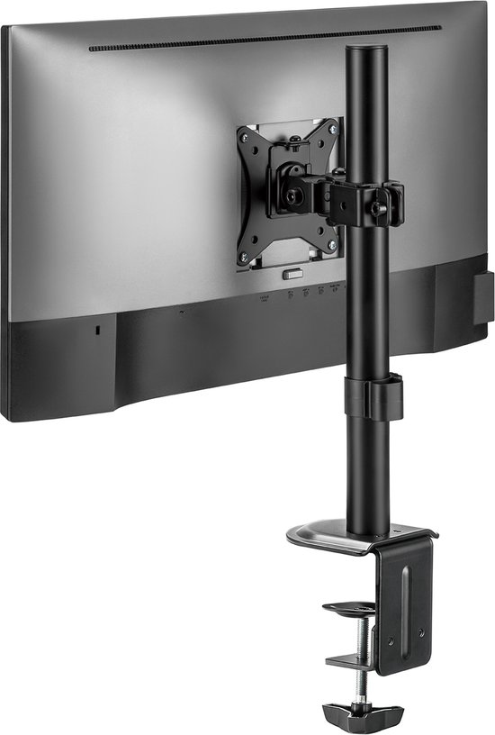 Maclean - Bureausteun Monitorbeugel voor LCD-monitor 17-32" tot 9kg- VESA 75x75 en 100x100