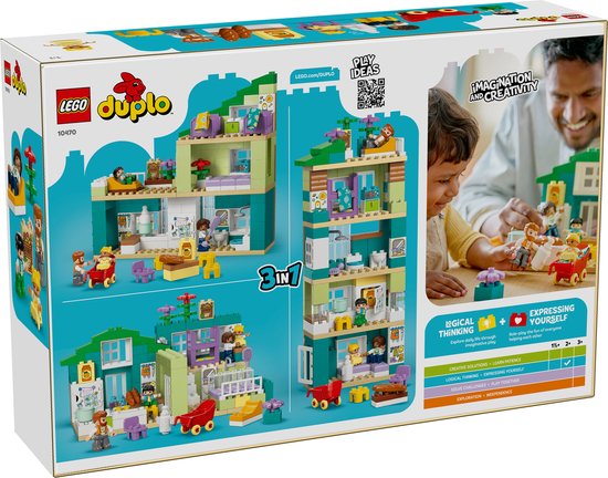 LEGO Duplo Town 10470 - Woonhuis - 3-in-1 - Inclusief Figuren