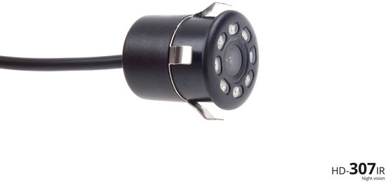 AMiO Parkeerhulpsysteem TFT01 43 met HD-307-IR 4 sensoren zwart Truck