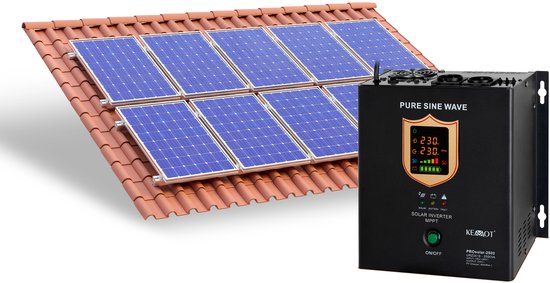 KEMOT PROsolar - Omvormer - 2500W - 24V - Zwart