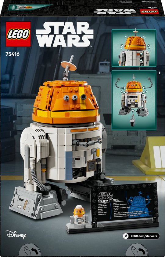 LEGO® Star Wars: Ahsoka™ Chopper (C1-10P)™ Astromech Droid - 75416