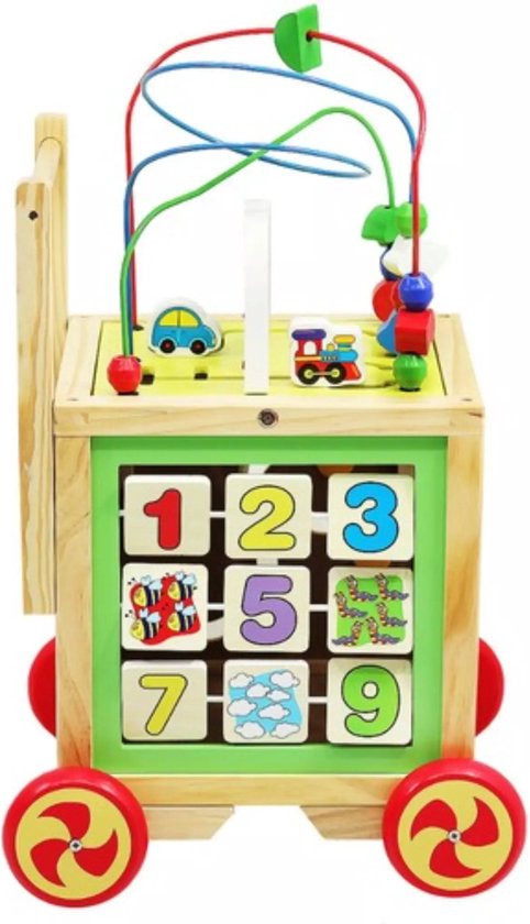 Kruzzel Houten Loopwagen: Perfecte Start voor de Eerste Stapjes