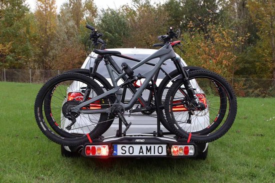 Fietsen drager - 2 fietsen - kantelbaar - 13 Polig stekker - Trekaak fietsendrager