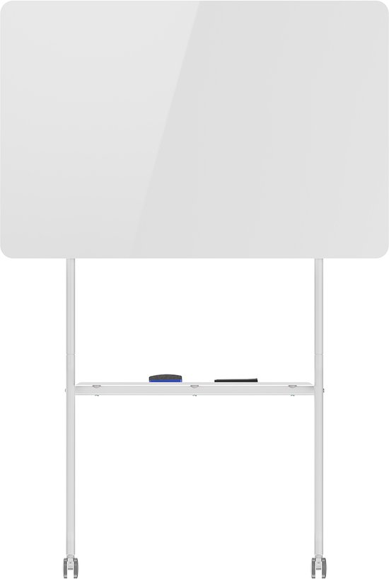 Ergo Office ER-306 - Whiteboard - verrijdbaar droog uitwisbaar - enkelzijdig - 119x79 cm