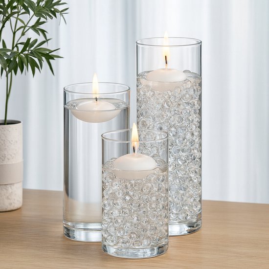 Gardlov Waterparels - 10000x stuks - transparant - hydrogelballen - bruiloft decoratie - 48 gram