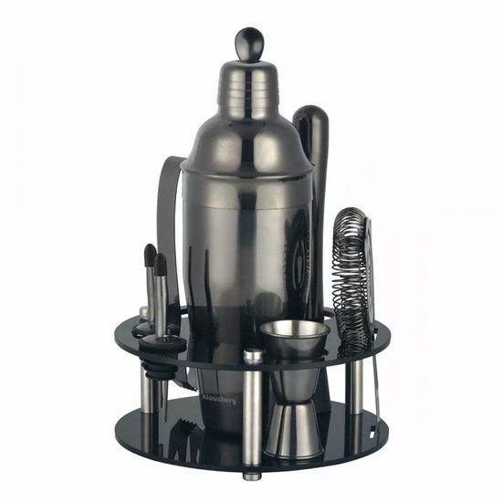 Klausberg KB-7581 - Cocktailset - 9-delig - Roestvrij Staal - Met Standaard