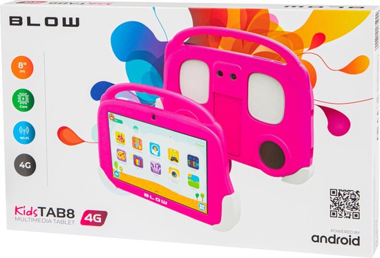 Tablet BLOW KidsTab 8 8' 4/64GB LTE Wi-Fi Różowy