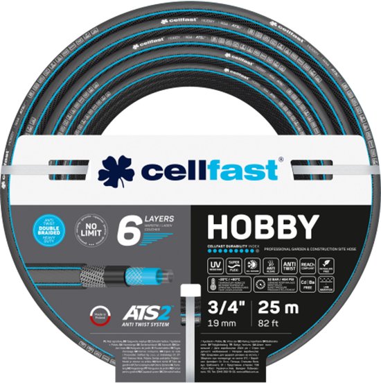 Cellfast Cellfast Tuinslang Hobby 3/4 inch 25 m