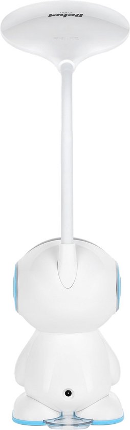 Rebel KOM1017 - LED bureaulamp robot, kids, wit