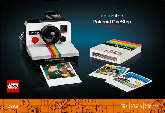 LEGO Ideas Polaroid OneStep SX-70 camera - 21345