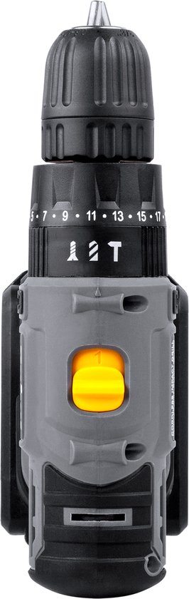 Rebel Tools - Accuboormachine - 20V 2A - Snelwissel Boorkop - Inclusief 13 Boorbits