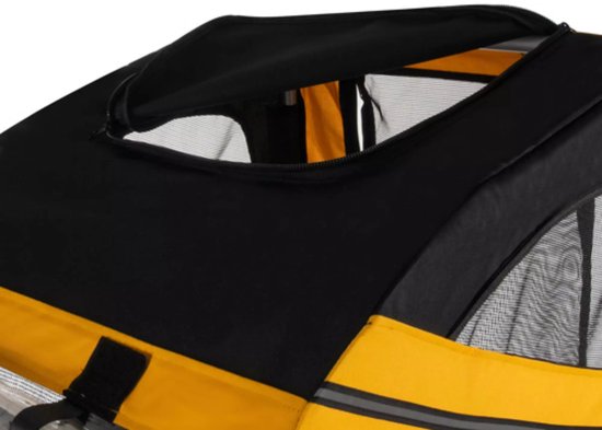 Purlov fietskar hond – grote transportaanhanger – tot 40 kg – comfortabel & veilig