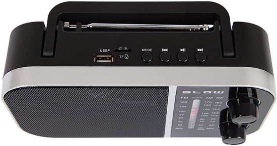 Blow - Draagbare analoge radio AM/FM RA6 batterij- en netvoeding