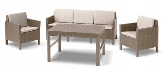 Keter - Tuintafel - Lyon - cappuccinokleurig