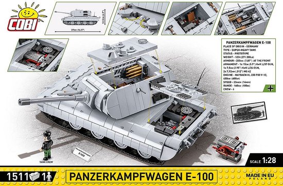 COBI E-100 gepantserd gevechtsvoertuig - COBI-2572