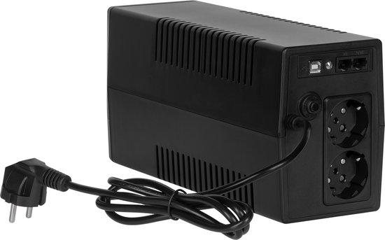 Rebel Nanopower Plus - UPS Zasilacz - 1000VA - 600W - LCD Display