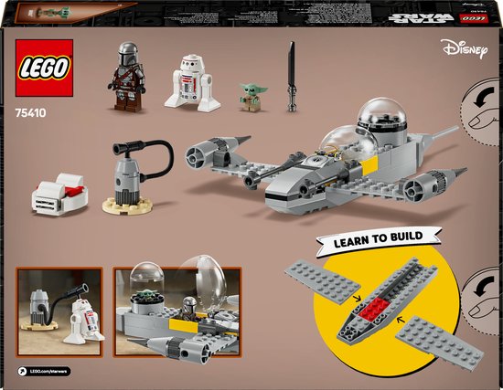 LEGO Star Wars™ Mando en Grogu’s N-1 Starfighter™ - 75410