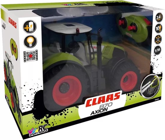 Happy People Tractor radiografisch bestuurbaar Claas Axion 870 1:16