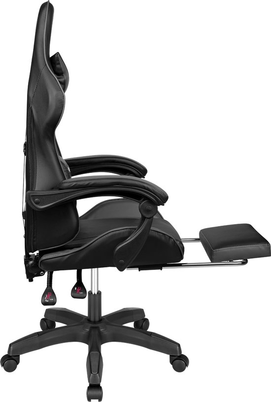 Krüger&Matz KM0790BLA - Warrior GX-150 gaming stoel, zwart
