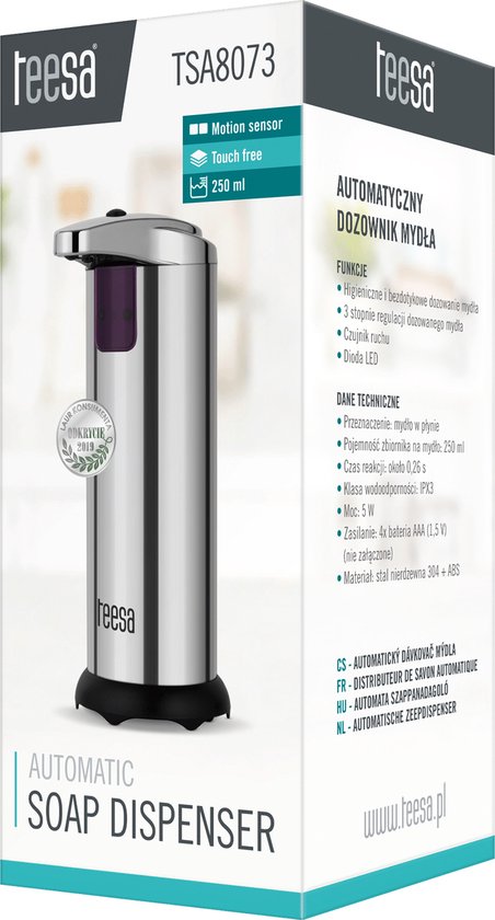 Teesa TSA8073 - Contactloze zeepdispenser
